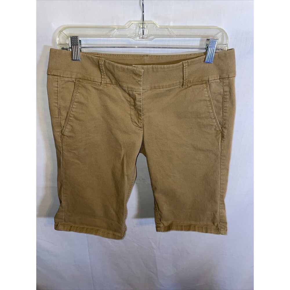 Loft Casual Shorts Women’s Size 4 W 32 Ins 12 Khaki Straight Leg Pockets Rise 8